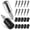 Multi, variant on Qumonin 20pcs Shelf Screws Pegs Shelf Support Self Tapping Screw In Shelf Pegs Furniture Shelf Board Holders With Sleeves