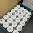 thumbnail image 2 of Luces de té LED que funcionan con pilas: paquete de 24 velas votivas sin llama, lámpara realista y brillante, parpadeante, decoración del hogar para fiestas navideñas (blanco), 2 of 5