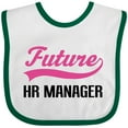 thumbnail image 3 of Inktastic Future HR Manager Boys Baby Bib, 3 of 4