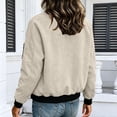 thumbnail image 5 of ShomPort Women's Casual Jackets Long Sleeve Zip up Lightweight Windbreaker Coat Trendy Outerwear with Pockets, 5 of 7