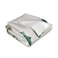 thumbnail image 3 of XMXT Flannel Throw Blanket for Couch, Merry Christmas Bird Watercolor Bed Sofa Decor Blankets for Home Bedroom, 50 x 40 inches, 3 of 9