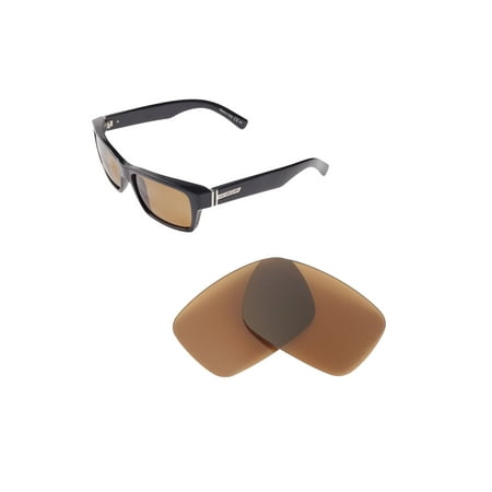 Walleva Brown Polarized Replacement Lenses for VonZipper FULTON Sunglasses