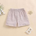 thumbnail image 2 of RUTAYY Toddler Baby Girl Shorts Casual Summer Flower Elastic Waist Ruffle Hem Shorts Bottoms Trouser Classic Pants, 2 of 7