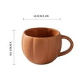thumbnail image 3 of Fanshiluo-2pcs Halloween Cute Cute Pumpkin Cup Ceramic Mug Large Capacity Water Cup Office Home Cup Slightly Concealer on Sale, 3 of 5