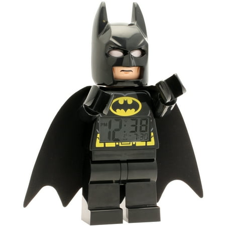 LEGO Super Heroes Batman Kids' Minifigure Moveable Alarm Clock