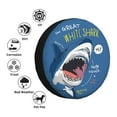 thumbnail image 5 of Gaeub Great White Shark 14-17in Tire Cover, Spare Tire Cover, for Camper Caravan, Trailer, Car, Truck, SUV, Jeep - 15 inch, 5 of 9