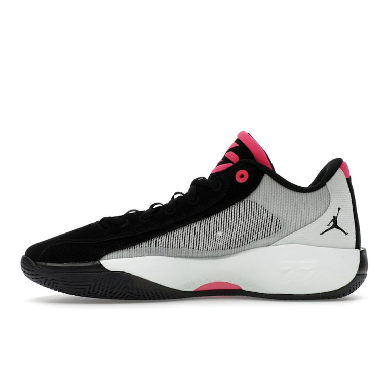 Jordan Men's Luka .77 Black Hyper Pink Barely Green Shoes, from