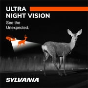 سيلفانيا 9003 SilverStar ULTRA هالوجين المصباح لمبة، 2 حزمة، متوافق مع سيارات متعددة
