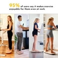 thumbnail image 4 of Expert Choice: 3D Multi-Directional Wooden Balance Board for Standing Desk - Anti-Fatigue Motion Board for Office, Home Gym & Fitness - Core Strength & Stability Trainer for Surfing, Skiing Training, 4 of 6