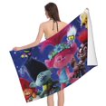 thumbnail image 1 of Toalla de playa Trolls World Tour Toalla de baño Multifuncional Popular Tamaño grande Antiarena Secado rápido Absorbente Suave al tacto Viajes Hogar, 1 of 1