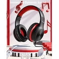 thumbnail image 2 of Nabevi Auriculares para niños para la escuela, Auriculares para niños con micrófono, función de compartir, límite de volumen seguro de 85 dB/94 dB, sonido HD, auriculares para niños para la escuela, e, 2 of 5