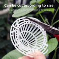 thumbnail image 3 of Xinyolin 5Pcs Plant Bottom Grid Breathable Cone Shaped Plastic Prevent Rotten Roots Bonsai Screen for Yard, 3 of 8