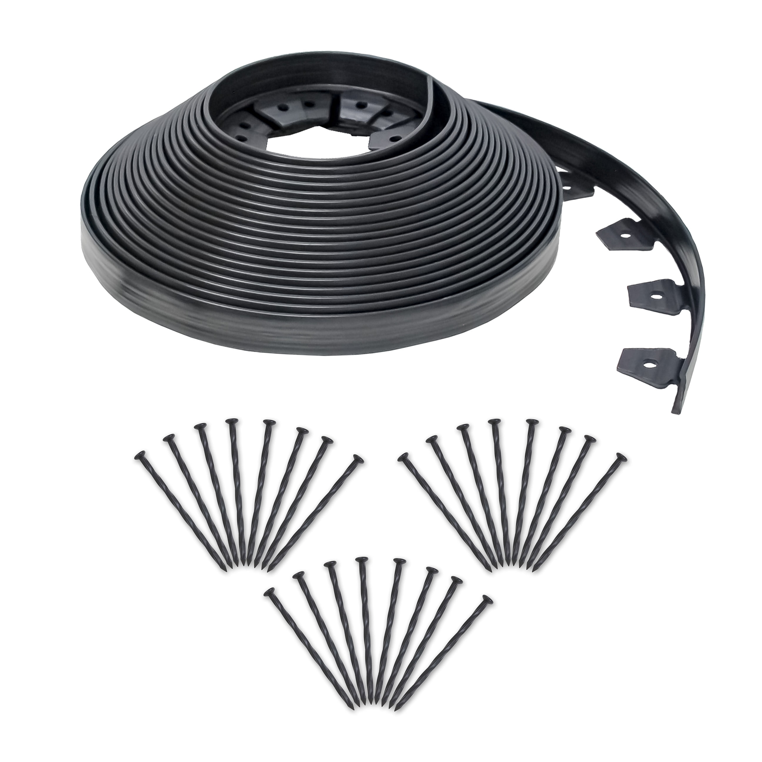 Free Shipping! Expert Gardener 1.5-inch Black Landscape Edging Kit