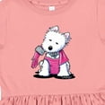 thumbnail image 4 of Inktastic Glamour Girl Westie Dog Girls Toddler Dress, 4 of 5