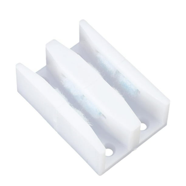 Guía de Piso de Puerta de Vidrio Corrediza para Vidrio de 6 10 Mm de Espesor BLESIY guía inferior para puerta de ducha deslizante de 1-4/5 pulgadas de ancho