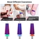 thumbnail image 5 of Brocas para uñas MelodySusie, 5 en 1, carburo de tungsteno, color morado, 5 of 7