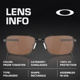 thumbnail image 4 of Oakley OO4075 Square Wire Rectangle Shaped Polarized Sunglasses for Men - Includes Official Eyewear Kit - Tungsten Frame with Prizm Tungsten Lens, 4 of 7