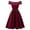Summer Dresses for Women Plus Size-Wine, variant on Homenesgenics Summer Dresses for Women Plus Size Women's Vintage Princess Sleeveless Fashion Solid Party Long Dress Blue M