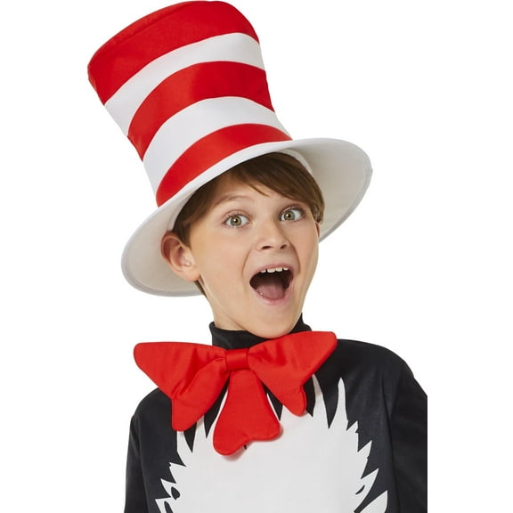 Dr. Seuss Cat In the Hat Tie & Hat Child Costume Kit
