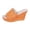 Orange, variant on Army Green Sandals Slippers Women Casual Peep Toe Wedge Beach Summer Outdoor Shoes Platform 3.82 Inch Heel Comfortable 1Pc Size Eu36 0.97 Lb