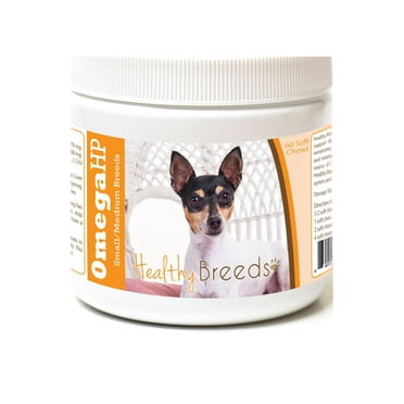 Healthy Breeds Toy Fox Terrier Omega HP Fatty Acid Skin and Coat Support Soft Chews