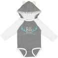 thumbnail image 3 of Inktastic Big Brother, Deer Antlers, Arrow - Blue Gray Boys Long Sleeve Baby Bodysuit, 3 of 5