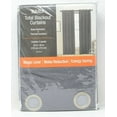 thumbnail image 2 of Oeko-Tex SunBlk Total Blackout Curtains Everly Charcoal 52x84 In. 2 Panels, 2 of 3