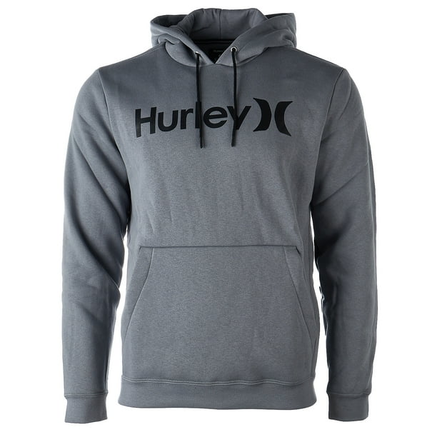 Hurley - Hurley Check One and Only Fleece Hoodie - Men's, Cool Grey ...