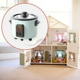 thumbnail image 4 of 1/12 Miniature Rice Cooker Dollhouse Kitchen Appliances Accessories, Green, 4 of 10
