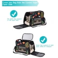 thumbnail image 5 of Christmas Premium Fabric Dog Bag - 900D Oxford Cloth & Sherpa Base, Nylon Webbing, 17x10x11.8 in, Pet Travel Carrier, 5 of 7