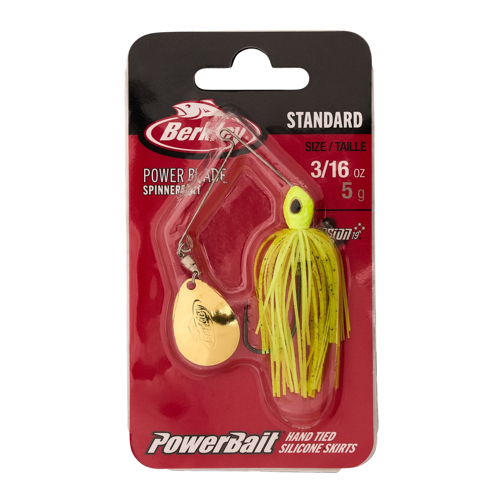 Berkley Power® Blade Standard, Spinnerbaits, Chartreuse/Gold (1 Count)