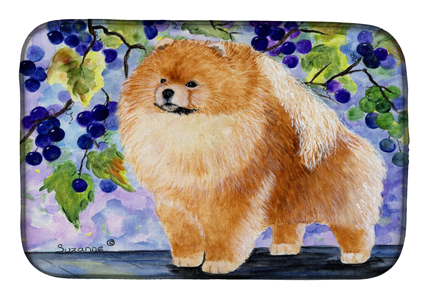 Pomeranian Dish Drying Mat