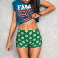 thumbnail image 3 of Lsque Snowflake Pattern High Waisted Biker Shorts for Women-Tummy Control Fitness Athletic Workout Running Yoga Gym Shorts,Moisture-Wicking-X-Large, 3 of 9