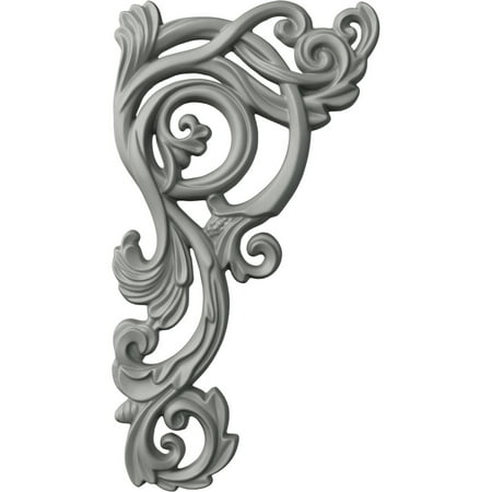 Ekena Millwork 15 3/8"W x 8 3/8"H x 1"P Avery Onlay, Left