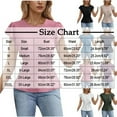 thumbnail image 5 of Aobny Women Casual Tops Slimming Purple Peplum Cap Sleeve Crew Neck Short Sleeve Cute Summer Tops, 5 of 5