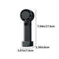 thumbnail image 3 of Coollooc Portable Handheld Turbo Fan, Rechargeable Personal Mini Fan with 100 Speeds,Digital Display,Gifts for Women Men Camping Travel Outdoor, 3 of 8