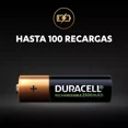 thumbnail image 4 of Duracell Pilas Recargables 4 AA 2500mah 1.2V Y 4 AAA 900mah 1.2V, 4 of 5