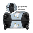 thumbnail image 2 of Kdxio Skiing penguin Bear Pattern Luggage Cover for Travel,Elastic and Durable,Fits 18-32 Inch,Anti-Scratch Suitcase Protector-No luggage included, 2 of 5