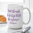 thumbnail image 6 of CafePress - And Though She Be But Lit - 15 oz Ceramic Large White Novelty Mug, 6 of 6