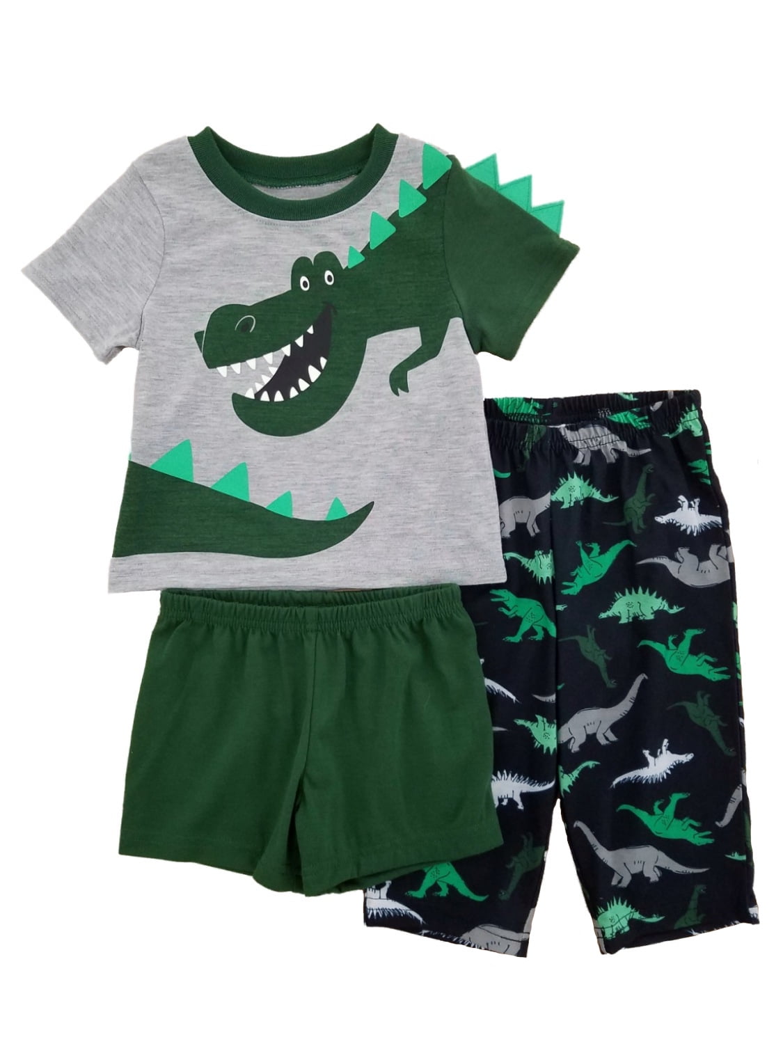 Carter's - Carters Infant & Toddler Boys 3-Piece Dinosaur Sleepwear ...