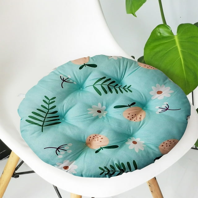 Isvgxsz Clearance Round Thicken Velvet Seat Cushion, Solid Color Chair Pads Booster Floor Cushion Tatami Pillow Cotton Filling Pad for Office Patio Home Outdoor Dia 16/18 in