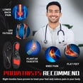 thumbnail image 4 of 230+ lbs Plantar Fasciitis High Arch Support Insoles Men Women, Flat Feet Orthotic Inserts Relief Foot Pain - Achilles Tendonitis, Work Boot Shoe Insoles, Standing All Day Stability Support, 4 of 7