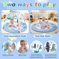 thumbnail image 4 of JoyStone Baby Gym Play Mat Activity Mat with 6 Detachable Toys, Round Tummy Time Play Mat for Newborns & Infants 0–12 Months, 4 of 11