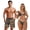 American Flag Brown, variant on Couples Bathing Suits Matching Set Mens Camo Swim Trunks Halter Bikini Sets for Women Cheeky 2 Piece Bathing Suits Matching Swim Suits Brazilian High Cut Swimsuit Woman M