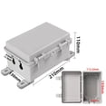 thumbnail image 1 of Plastic Junction Box Outdoor Waterproof Box IP66 Waterproof Wall Mounting, 1 of 9