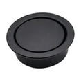 thumbnail image 1 of Tirador empotrado oculto, redondo, accesorios, puerta corredera empotrada Negro, 1 of 9
