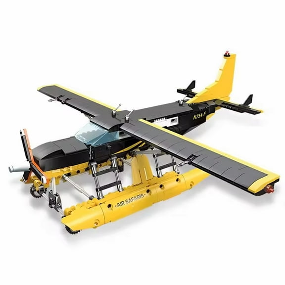 GZBrick Aircraft Building Sets Compatible with Lego Cessna 208 Model Kit for Adults Boys 739PCS