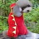 thumbnail image 2 of Suéter de Halloween para perro, disfraz divertido de dinosaurio, abrigo deportivo, chaqueta cálida con capucha, atuendo para exhibición SG, 2 of 5