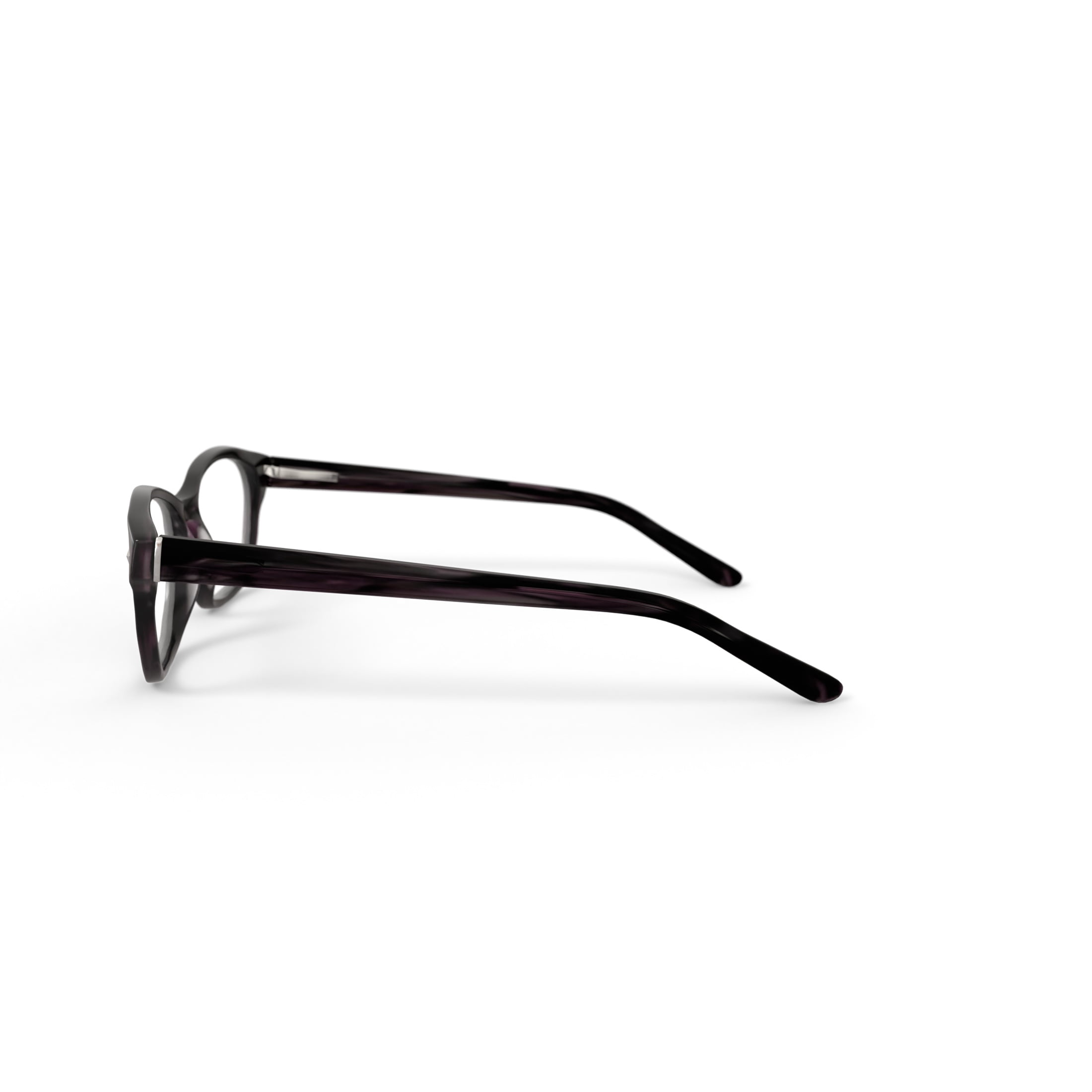 Walmart Women's FM13048 Rectangular Prescription Eyeglasses with Case, Purple