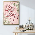 thumbnail image 5 of Candy Cane Holiday I - Framed Gallery Wrapped Holiday Canvas - 17 x 25 - Gold Frame, 5 of 8